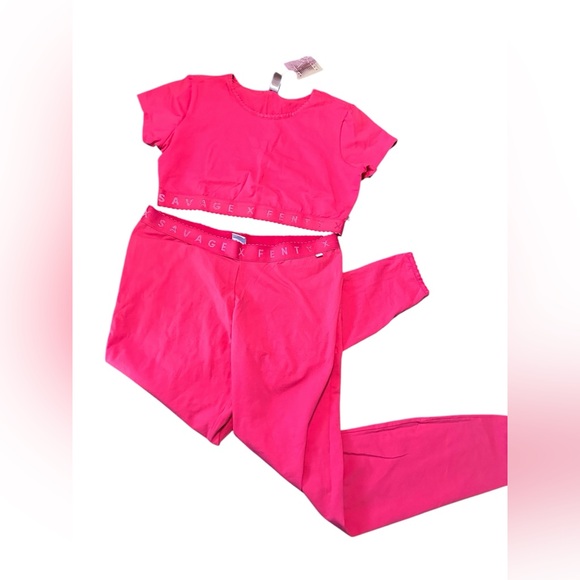 Savage X Fenty Pants - NWT Savage x Fenty pink lounge wear